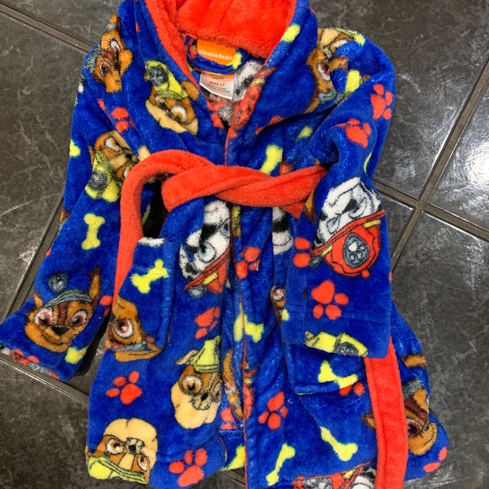 Toddler Paw Patrol robe